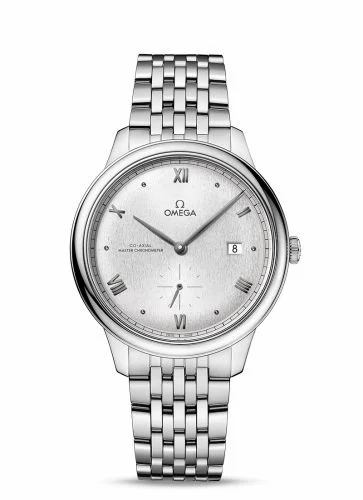 Omega De Ville Small Seconds Master Chronometer Stainless Steel / Silver / Bracelet 434.10.41.20.02.001 (43410412002001)